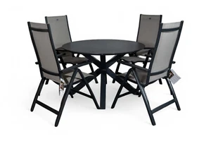 Hartman Xander Alu/Keramik Tisch/Gartentisch , Troy Full Alu Recliner/Klappstuhl - Bild 1 von 7