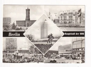 Cartolina antica Berlino municipio Leninplatz Interhotel Alexanderplatz grande magazzino 1973//08 - Foto 1 di 1