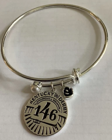 MT352 Kentucky Derby Souvenir Bracelet Silver Tone From The 146th Running Cover