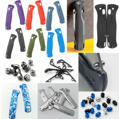 US Custom Knife Handle Stud Screw Scales Patch Back DIY For Benchmade Bugout 535