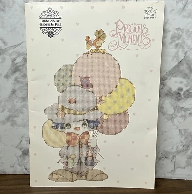 Precious Moments Book Of Clowns Cross Stitch Patterns PM7 - Image 1 of 4