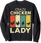 Crazy Chicken Lady Long Sleeve T-Shirt