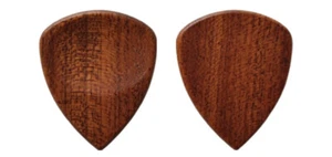 2 Pack - Wooden Guitar Picks - Sapele, 2.5mm - Picture 1 of 2