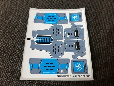 Lego 70131 LEGENDS OF CHIMA Rogon's Rock Flinger sticker sheet - Image 1 of 2