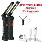 LED COB Rechargeable Work Light Magnetic Torch Flexible Inspection Lamp Cordless