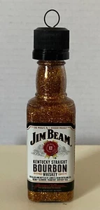 Jim Beam Kentucky Straight Bourbon Shot Bottle Alcohol Theme Ornament - Picture 1 of 6