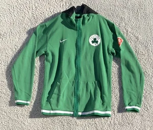 Boston Celtics Nike 75th Anniversary Patch Zip-Up Hoodie Boys Large 14-16 - Picture 1 of 9