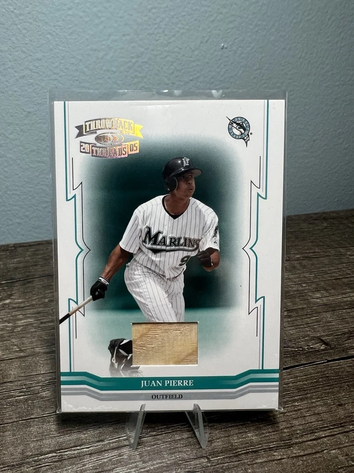 2005 Donruss Baseball Throwback Threads - Bat #160 Juan Pierre /250 (MEM) - Image 1 of 2