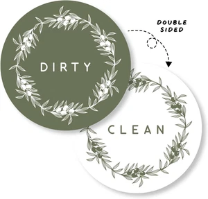 Threekin Clean/Dirty Magnet für Geschirrspüler, doppelseitiges Küchenhelfer Geschenk, EA - Bild 1 von 12