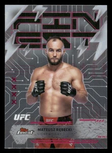 2025 Topps Finest UFC #216 Mateusz Rebecki Rare - Bild 1 von 2