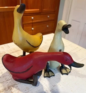 Smith & Hawken Ducks Set Of 3 - Picture 1 of 22