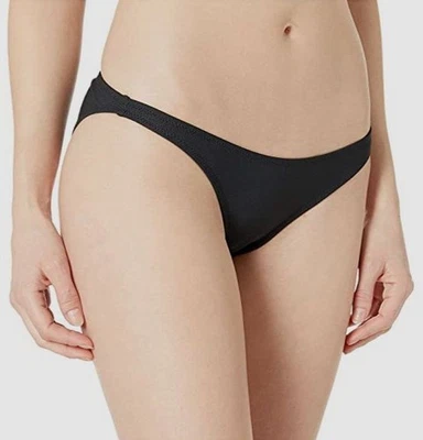 Volcom 女式黑色网眼时髦比基尼泳装 XS 码 — 第 1/2 张图片