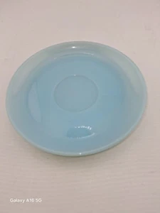 Vintage Fire King Blue Delphite Tea Cup Saucers 5.5” Replacement - Picture 1 of 4