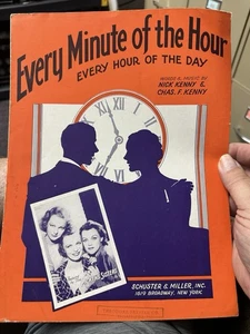 C 1936 Duo THE PICKENS SISTERS Sheet Music ‘Every Minute Of The Hour’ - Picture 1 of 1