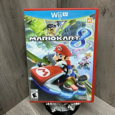 Mario Kart 8 Nintendo Wii U Video Game Complete Case Manual Disc Racing Tested - Image 1 of 3