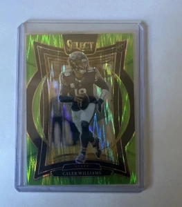 2024 Panini Select /599 Caleb Williams RC Neon Green Shock Prizm 🐻 Bears Color - Bild 1 von 4