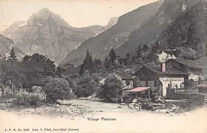 AK - SCHWEIZ - DORF WALLAISAN - UNGETEILTE RÜCKSEITE - UNBESPIELT - Bild 1 von 2