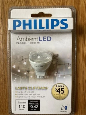 Philips Ambient LED Indoor Flood Low Volt 12V 20W/3.5W MR11 GU4 Lamp Light-Combo - Image 1 of 2