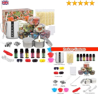 DIY Candle Making Kit - Natural Beeswax, Fragrance & Reusable Tins - Image 1 of 4