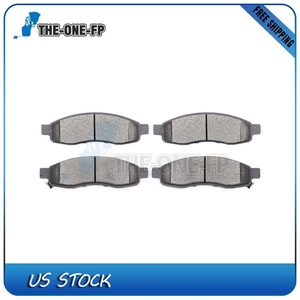 For Nissan Titan 2004 2005 2006 2007 Front Low Dust Ceramic Brake Pads - Picture 1 of 5