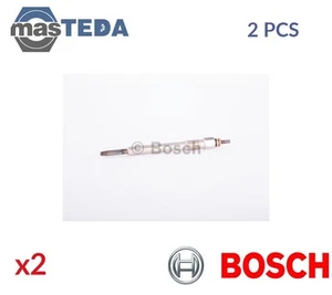 0 250 202 040 ENGINE GLOW PLUGS BOSCH 2PCS NEW OE REPLACEMENT - Picture 1 of 9