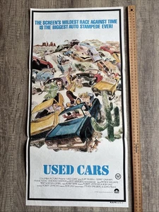 VINTAGE MOVIE POSTER: USED CARS (Original 1980 Daybill) Kurt Russell - Picture 1 of 1
