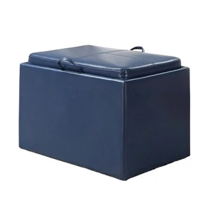 Convenience Concepts Designs4Comfort Accent Storage Ottoman - Picture 1 of 3