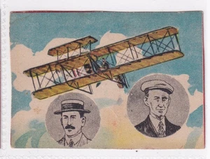 ORVILLE & WILBUR WRIGHT Bros.  c.1953 Vintage Japanese Science & Invention Card - Picture 1 of 2