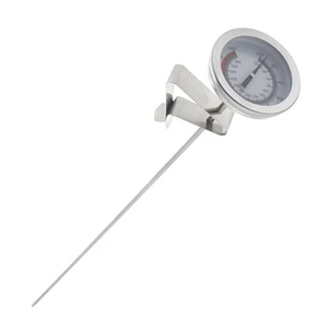 2 Set Misuratore Temperatura Olio Acciaio Inox Termometro Friggere Cottura - Foto 1 di 12