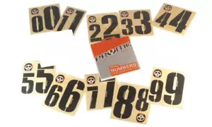 PRYME BMX RACING Number Plate Complete Number Set 0-9 - Picture 1 of 1