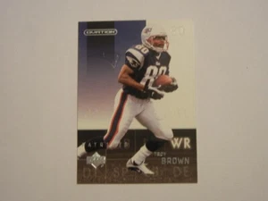 2002 UPPER DECK OVATION FOOTBALL TROY BROWN #50 NEW ENGLAND PATRIOTS - Picture 1 of 6