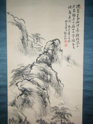 Japanese Handing Scroll Art Kakejiku Murata Kayama Sumiyama WITH BOX D152 • 709.44$