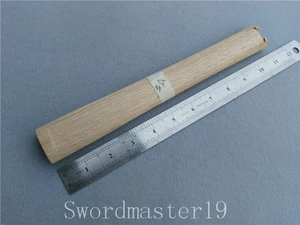 Espada Katana Japonesa Ranura Piel Rayo Tsuka Roble Fuerte 11" Rikko Forma Reloj de Arena - Imagen 1 de 5