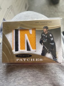 2008/09 Ultimate Collection Hockey Joe Thornton Premium Patches /25 