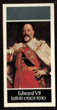 Tobacco Card, Carreras, Black Cat, KINGS & QUEENS OF ENGLAND,1977,Edward VII,#47