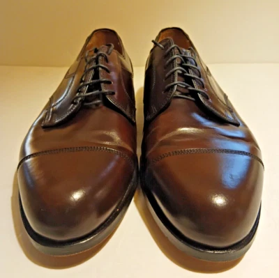 Zapatos Oxford Para Hombre Bostonian Crown Windsor Cuero Borgoña Talla 10 1/2 D Foto 1 de 4