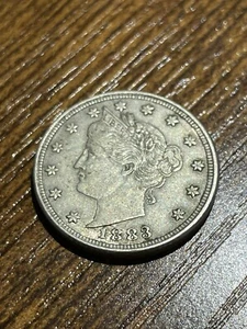 1883 Liberty Nickel 5c (NO CENTS) Rare - Picture 1 of 8
