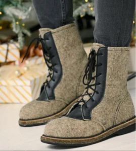 Russian Ukraine winter felt men's boots Handmade model Forester - Picture 1 of 7
