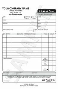 100 benutzerdefinierte selbstdurchschreibende Auftragsformular/Rechnung - Bild 1 von 1
