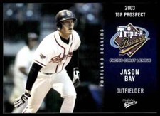 2003 Multi-Ad Pacific Coast League Top Prospects Jason Bay Portland Beavers #4