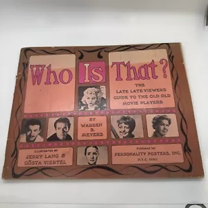 Wer ist das? von Warren B. Meyers Zuschauerführer für alte Filmplayer. - Bild 1 von 4