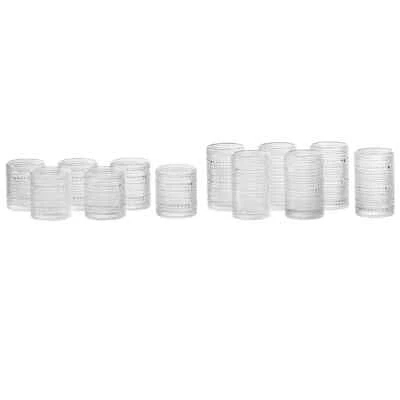 Jupiter by Fortessa DOF and Beverage Glass, Beaded Design Texture, Set of 12