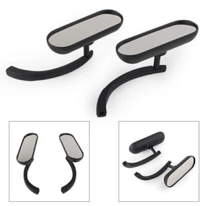 Motorcycle Black Rear View Side Mirror left right for Harley Aluminum - Picture 1 of 12