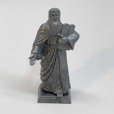 Marx reissue Moses figure In Silver Colored Plastic.