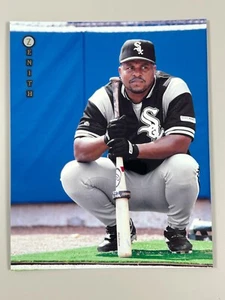 Albert Belle unsignierte 1997 Zenith 8x10 lizenzierte Fotokarte #8 White Sox Indianer - Bild 1 von 2