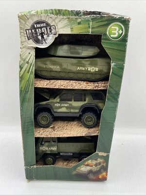 TOYS-R-US Exclusive •TRUE HEROES• 3 Army Vehicle Set - Image 1 of 4