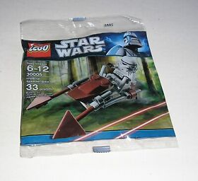 2010 Lego Star Wars 30005 IMPERIAL SPEEDER BIKE Stormtrooper Minifig Polybag NEW