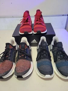 Adidas Ultraboost 19 Multicolor Size 12 Used New Condition msrp$180 **3 PAIRS** - Picture 1 of 23