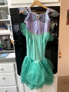 Disney Prince Ariel Costume Gown Dress Princess Little Mermaid NWT Medium 7-8 - Picture 1 of 3