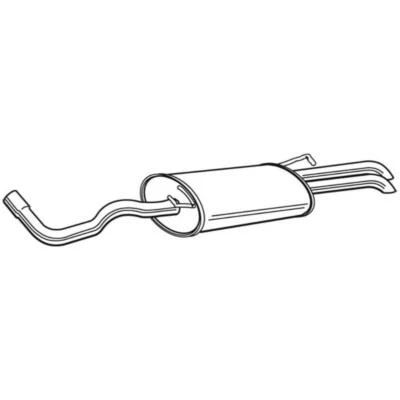 WALKER Silencieux Arrière Pour VW Golf IV Variant 1.9 TDI - Photo 1/2